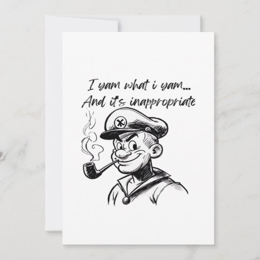 私は私らしく サツマイモ感謝祭のスロー シーズンカード (正面)