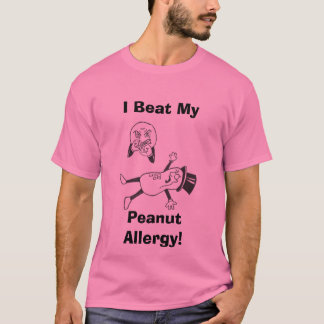 私は私をのピーナツアレルギー打ちました! Tシャツ