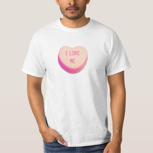 私は私をキャンデー愛します Tシャツ (正面)