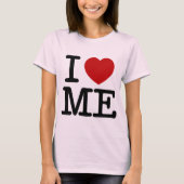 私は私をハート私自尊心の自信の威厳愛します Tシャツ (正面)