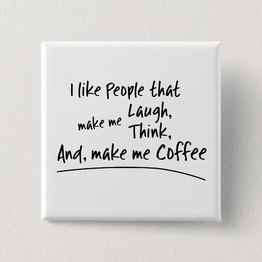 私は私を作る人が好き… 缶バッジ (正面)