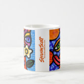 私は私を好みます考えます コーヒーマグカップ (中央)