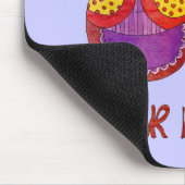 私は私を好みます考えます マウスパッド (コーナー)