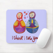 私は私を好みます考えます マウスパッド (マウス)