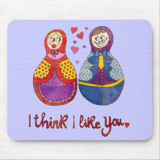 私は私を好みます考えます マウスパッド
