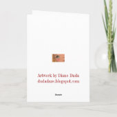 私は私を愛すること-挨拶状を愛します カード (裏面)