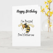 私は私を気にしないで忙しい カード (黄色い花)