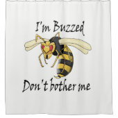 私は私を気にしないで忙しい シャワーカーテン (正面)