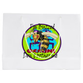 私は私を気にしないで忙しい ラージペーパーバッグ (裏面)