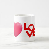 私は私を永遠に愛している コーヒーマグカップ (中央)