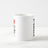 私は私を私の自己およびI愛します コーヒーマグカップ (中央)
