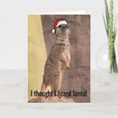 私は私を聞きましたサンタを考えました シーズンカード (正面)