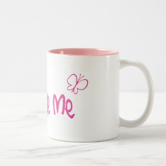 私は私を蝶愛します ツートーンマグカップ (右)