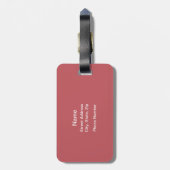 私は私を踊ります信じます ラゲッジタグ (裏面縦)