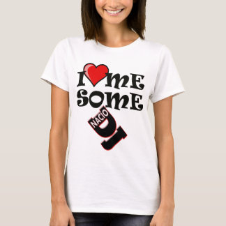 私は私をDJ Nacio -女性のティー愛します Tシャツ