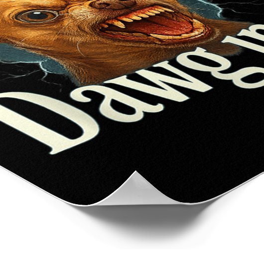 私は私得の中のDawgミームおもしろいChihuahua Dog Shi ポスター (角)