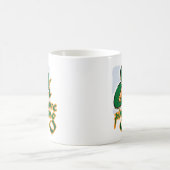 私は私達が卓球を愛する卓球を愛します コーヒーマグカップ (中央)