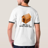 私は私達の記念日を忘れました Tシャツ (裏面フル)