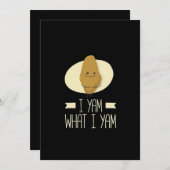 私は私 - サツマイモの感謝祭 シーズンカード (正面/裏面)