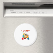 私は私 サツマイモ 感謝祭 ナマケモノ マグネット (インサイチュ (食洗機))