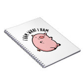 私は私、ハムのセンス！ユーモアあふれる豚のジョーク ノートブック (右側)
