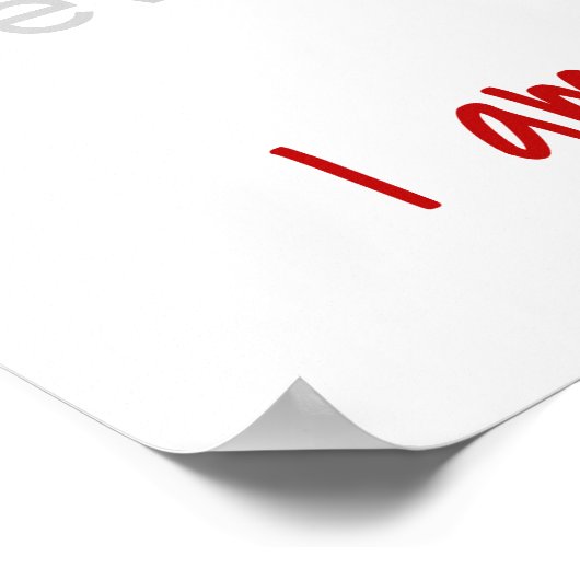 私は私 ポスター (角)