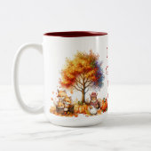 私は秋が大好き ツートーンマグカップ (左)