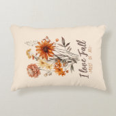 私は秋が大好き – 紅葉 アクセントクッション (正面)