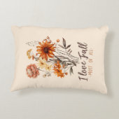 私は秋が大好き – 紅葉 アクセントクッション (裏面)