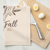 私は秋が大好き – 紅葉 キッチンタオル (四つ折り)