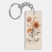 私は秋が大好き – 紅葉 キーホルダー (正面左)