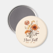 私は秋が大好き – 紅葉 マグネット (正面/裏面)