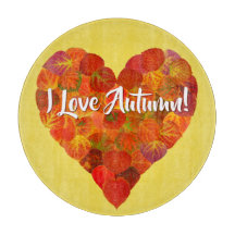 私は秋が大好き！ – 赤《植物》アスペンリーフハート1