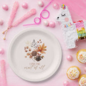 私は秋が大好き – 離れ葉葉 ペーパープレート (パーティー)