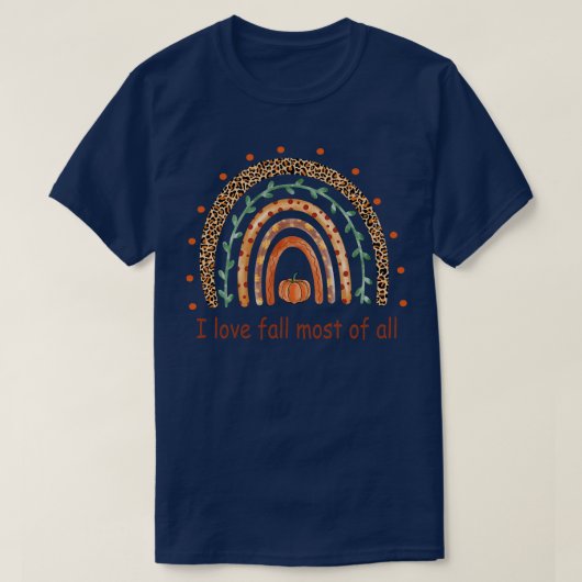 私は秋が大好き Tシャツ (デザイン正面)