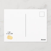 私は秋に恋をする ポストカード (裏面)