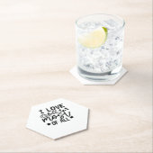 私は秋のクラシックTシャツが大好き ペーパーコースター (インサイチュ)