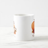 私は秋の大半を愛 – ラテ&秋の雰囲気 コーヒーマグカップ (中央)