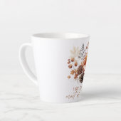 私は秋の葉の葉大半が好き カフェラテマグ (左アングル)