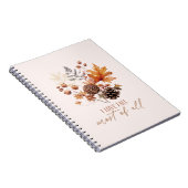 私は秋の葉の葉大半が好き ノートブック (右側)