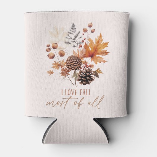 私は秋の葉の葉大半が好き 缶クーラー (正面)