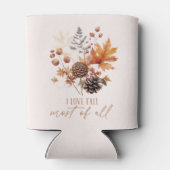 私は秋の葉の葉大半が好き 缶クーラー (裏面)