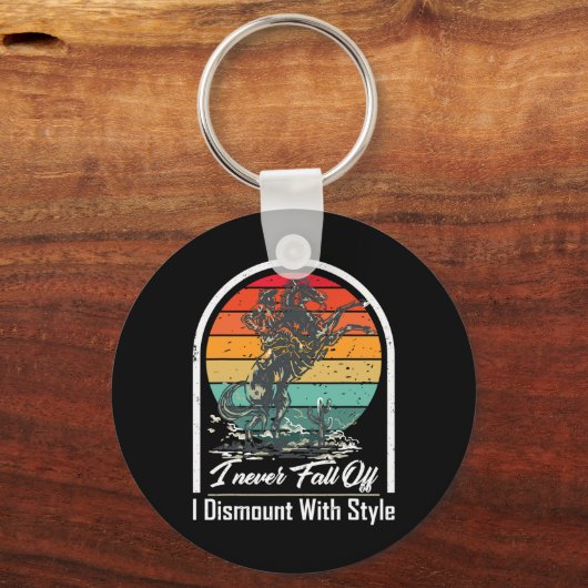 私は秋の馬好きでマウントを解除しない キーホルダー (正面)