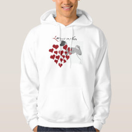 私は秋田の私のフード付きスウェットシャツを愛します パーカ