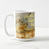 私は秋 コーヒーマグカップ (左)