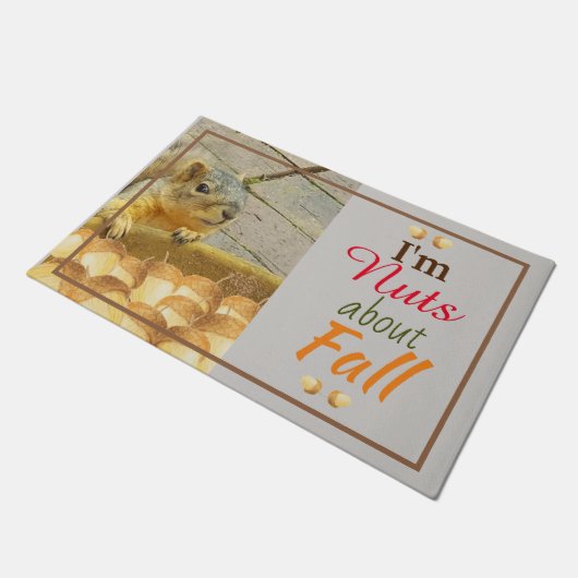 私は秋 ドアマット (アングル)