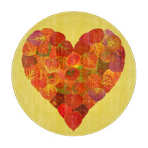 私は秋、微妙な愛 – 赤い《植物》アスペンリーフハート1