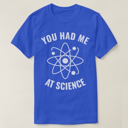 私は科学おもしろいギーク2 Tシャツ (デザイン正面)