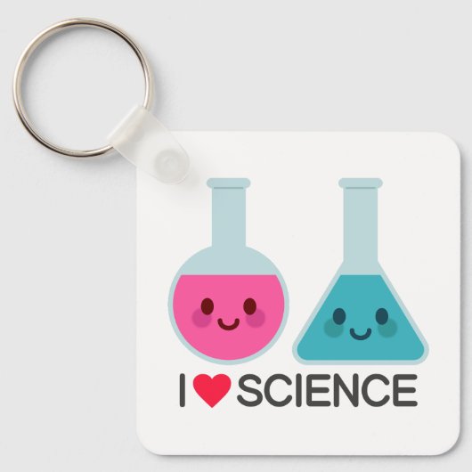 私は科学が大好きだ キーホルダー (正面)