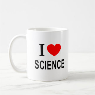 私は科学が大好きです コーヒーマグカップ